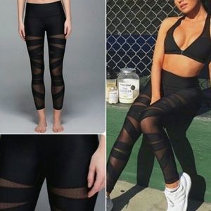 Lululemon High Times Shine Mesh Legging Pant 4